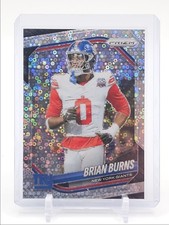 BRIAN BURNS 2025 PANINI PRIZM FOOTBALL NO HUDDLE GIANTS #147 Q4561