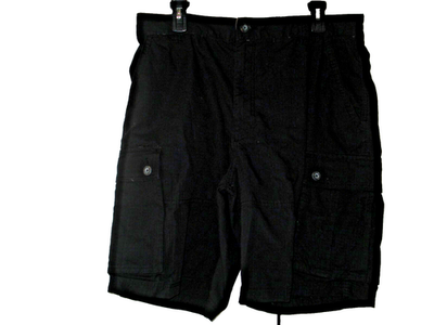 Mens Cargo Shorts Size 36 Black Outdoor Life NEW