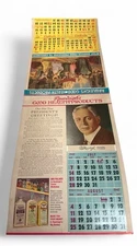 Vtg 1940 Rawleigh's Good Health Products Advertising Calendar Complete