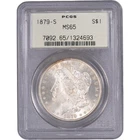 1879-S $1 Morgan Silver Dollar ~ PCGS MS65 - OGH
