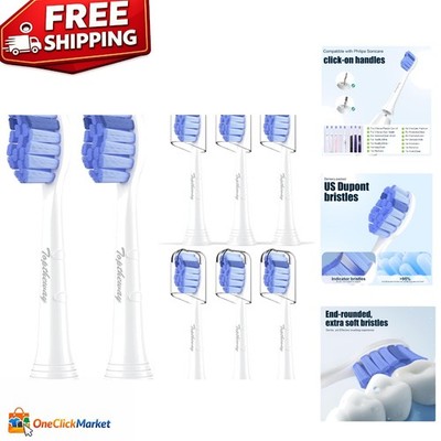 Travel-Friendly 8-Pack of Extra Soft Toothbrush Heads for Philips Sonicare Users