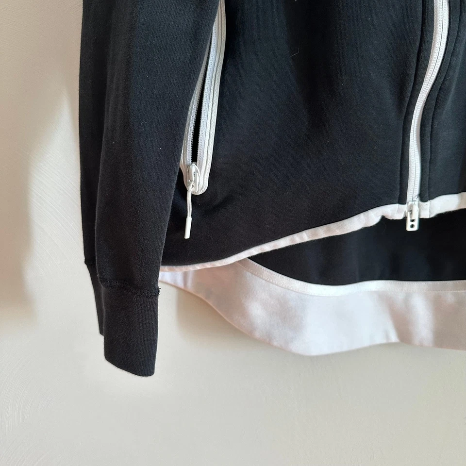 Sudadera con capucha habanera cremallera completa polar Nike Sportswear Teach en negro TALLA MEDIANA $130 Foto 3 de 4