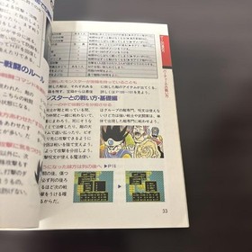 Dragon Quest Iii 3 Official Guide W / Map Nintendo Famicom 1988