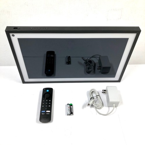 Amazon Echo Show 15 Smart Display Speaker 1st Gen w/ Remote & Power Adapter