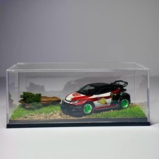 1:64 Modellauto-Vitrine, staubdicht, Mikro-Modellparkplatz