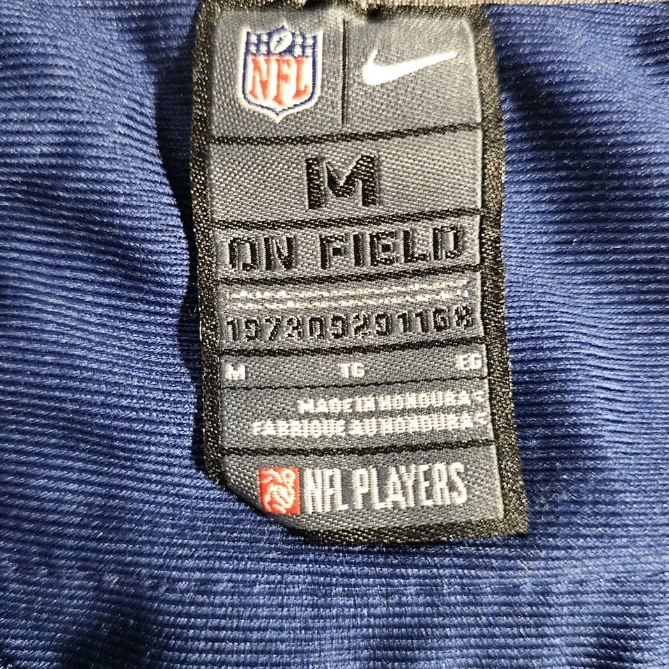 Camiseta Nike de los Chicago Bears Juvenil Mediana Azul NFL Auténtica Fútbol Jay Cutler #6 Foto 3 de 4