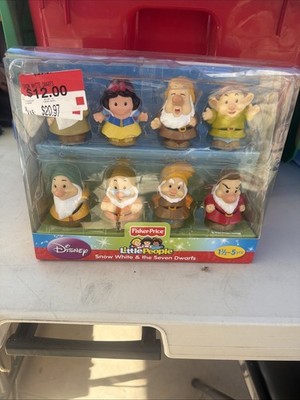 NEW Fisher Price Disney LIttle People Snow White and the Seven