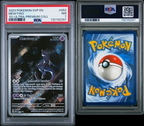 Mewtwo 151 UPC Ultra Premium Collection #052 Holo 2023 Promo PSA 7 NM