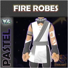 Roblox World Zero WZ - FIRE ROBES - PASTEL HEX ITEMS