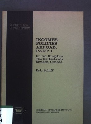 Incomes Policies abroad, Part I: United Kingdom, The Netherlands, Sweden, Canada