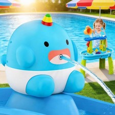 Water Table Pump Continuous Flow,Rechargeable Unicorn Toys Whale Pump,Battery Po
