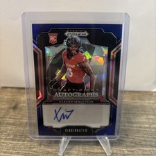 2025 Prizm Draft Autographs AUTO Xzavier Henderson Signing Day Blue ICE /149
