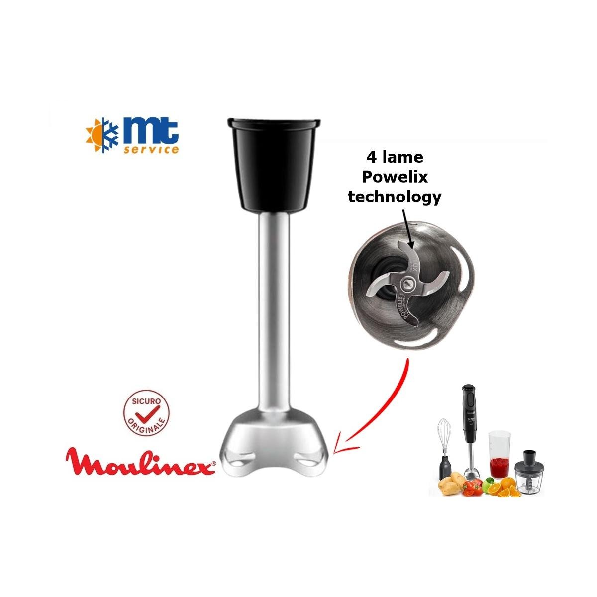GAMBO ACCIAIO INOX 4 LAME ORIGINALE MOULINEX HB643842/870 MIXER OPTICHEF 