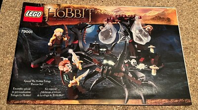 Lego The Hobbit 79001 Escape From Mirkwood Spiders - INSTRUCTIONS ONLY