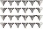 <!--F#f_0-->24Pcs 25Mm Antique Silver Corner Decorative Corner Box Corner Corner Pad Corner <!--F/-->