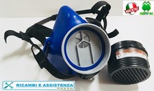Maschera con filtro A2 P3 DPI Protettiva per agricoltura  polveri  verniciatura 