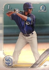 2019 Bowman Draft Baseball Chrome #BDC-180: Joshua Mears Bowman Draft Base