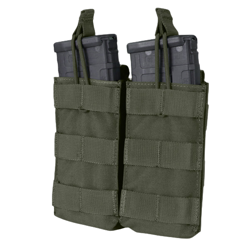 Condor Double Open-Top Rifle Magazine Pouch MA19-025 in Ranger Green for 223 556 Magazines-image