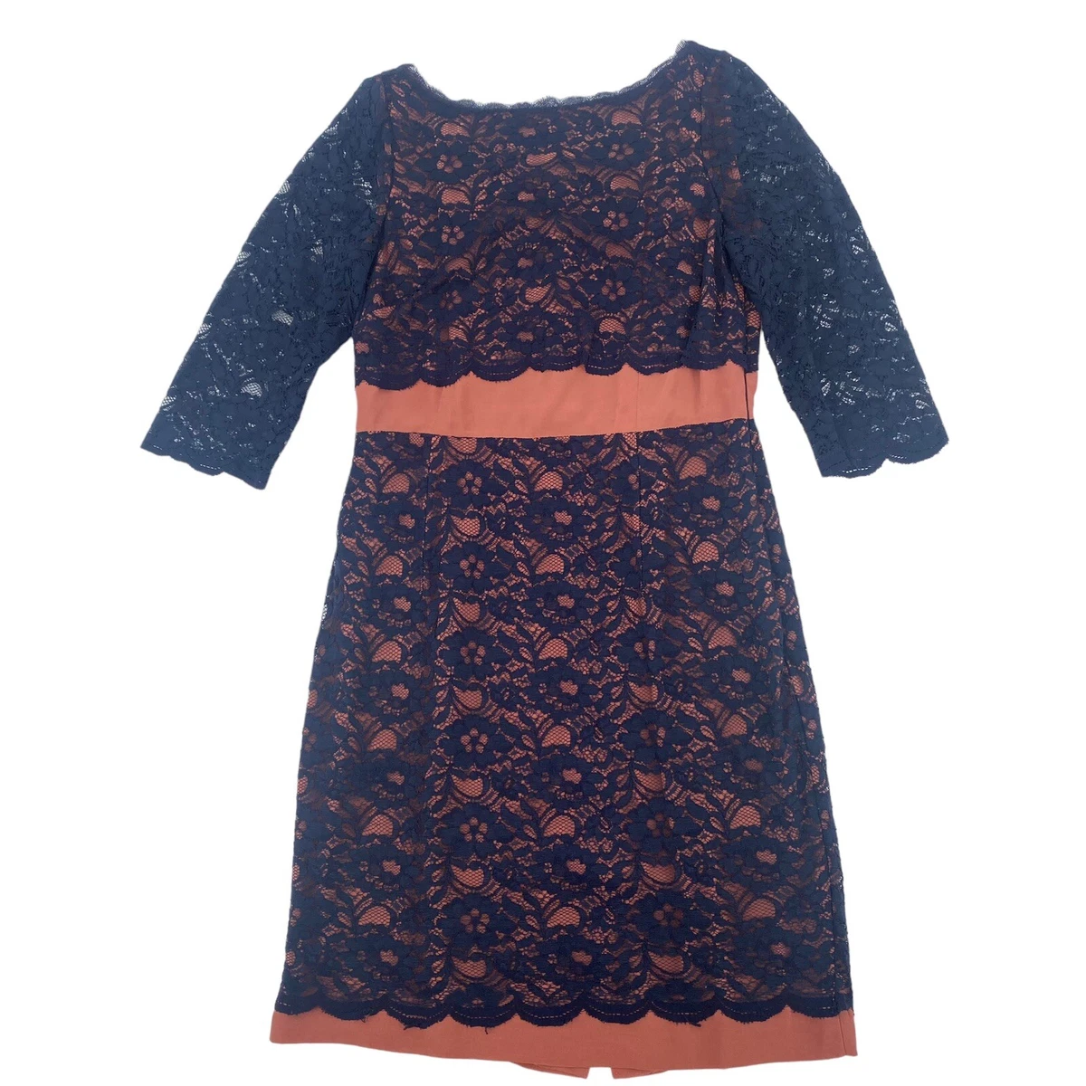 Boden blue lace shop dress