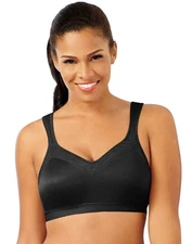New Bra Playtex 18-Hr Active Breathable Comfort WF Black US4159 MSRP-$36.00 36D