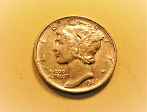 1941 P Mercury Dime -XF  Nice  Coin - 90% Silver (LITE  SCRATCH AT MOTO)#YELM41