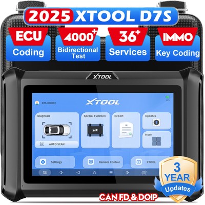 XTOOL D7S OBD2 Diagnosegerät Bidirektionales Scan-Tool ECU Codierung PMI V.AG