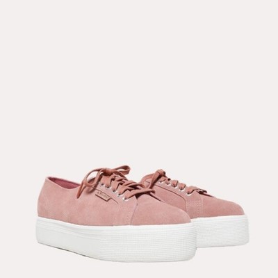 superga platform pink