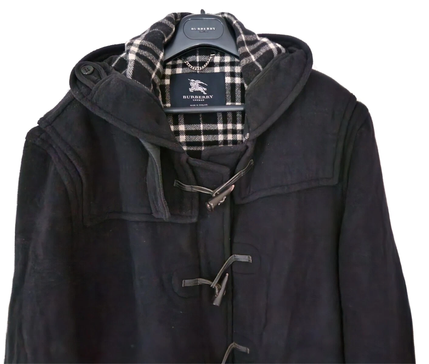 Cappotto giacca uomo LONDON BURBERRY misto lana taglia media grande. Prezzo consigliato £ 1.395.