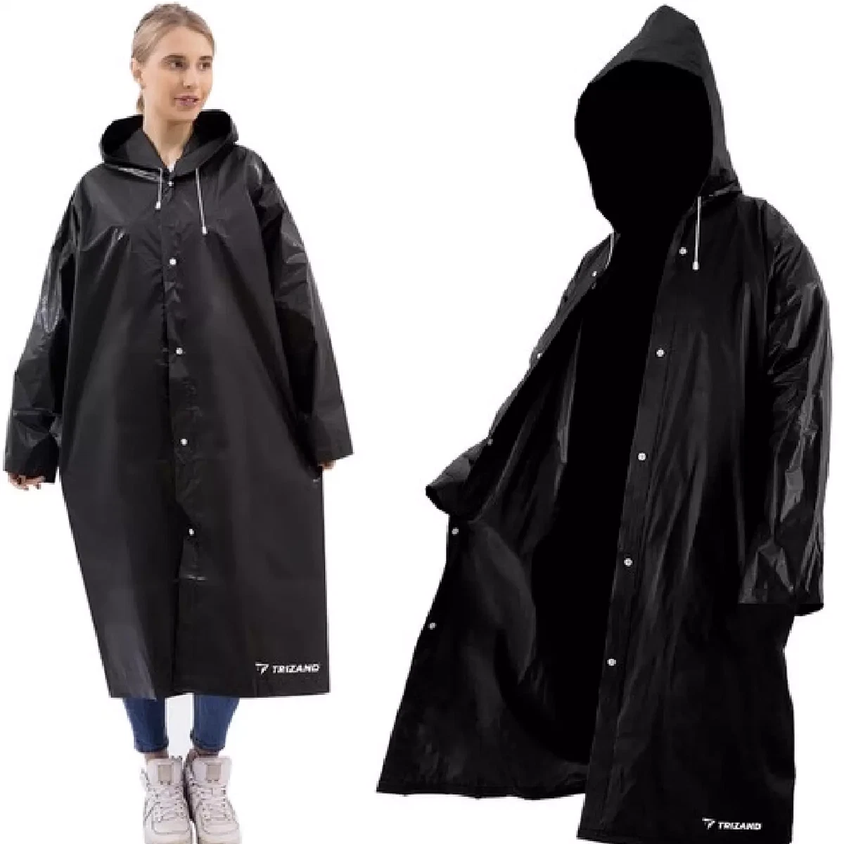 Giacca Poncho Impermeabile Brandit Ripstop Darkcamo - Campeggio Caccia Pesca