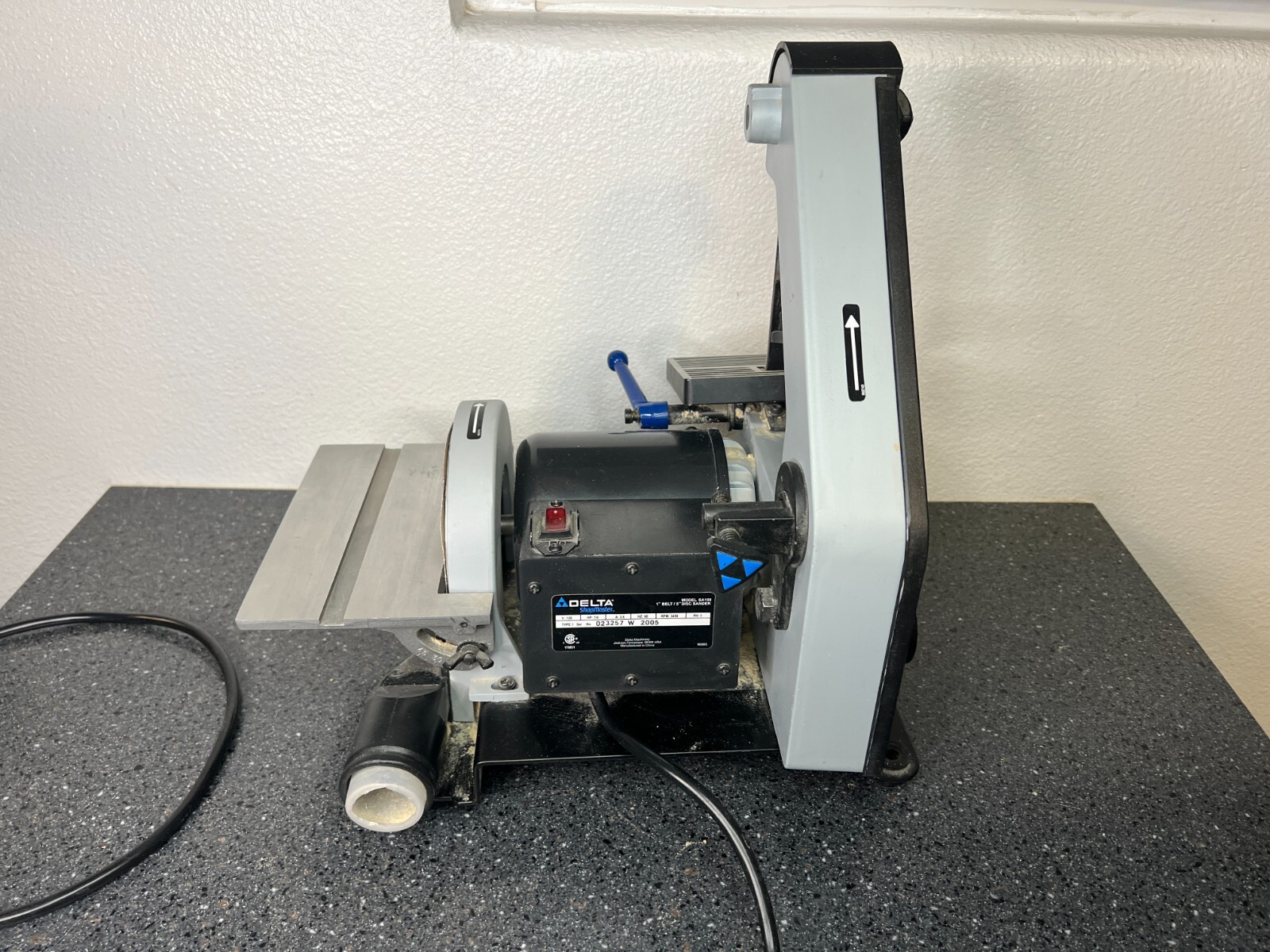 Delta Shopmaster SA150 Sander Combo 1" BELT & 5" DISC 1/4 HP 3450