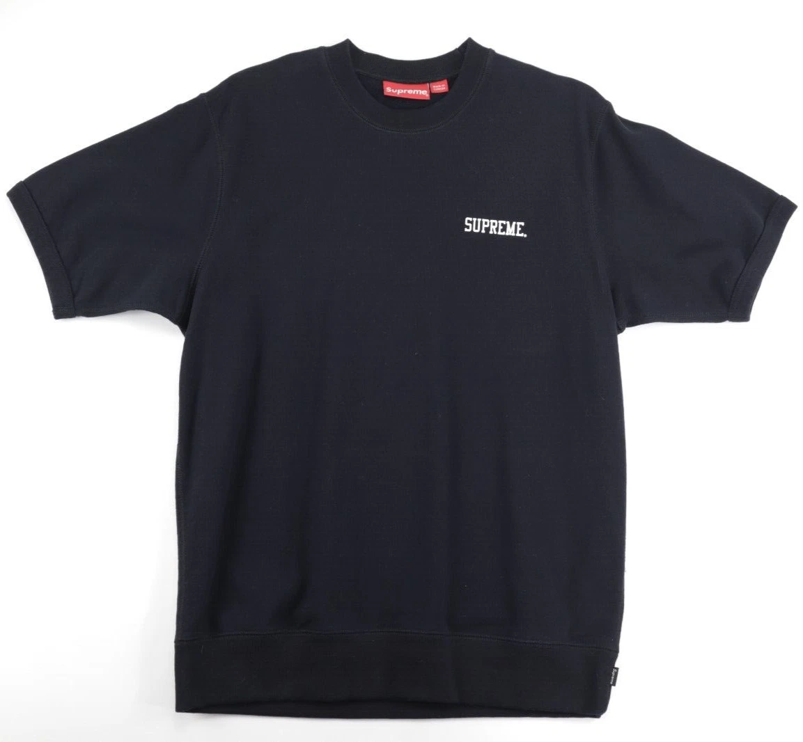 Supreme Short Sweat shirt à manches courtes taille M noir moyen d'occasion