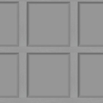 Holden Decor Modern Large Wooden Panel 3D Effect Wallpaper - Soft Grey 12981