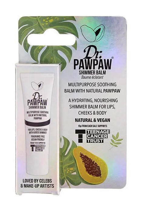 Dr. PawPaw SHIMMER Multipurpose Balm 10ml, Soothing Hydrating & Nourishing Balm