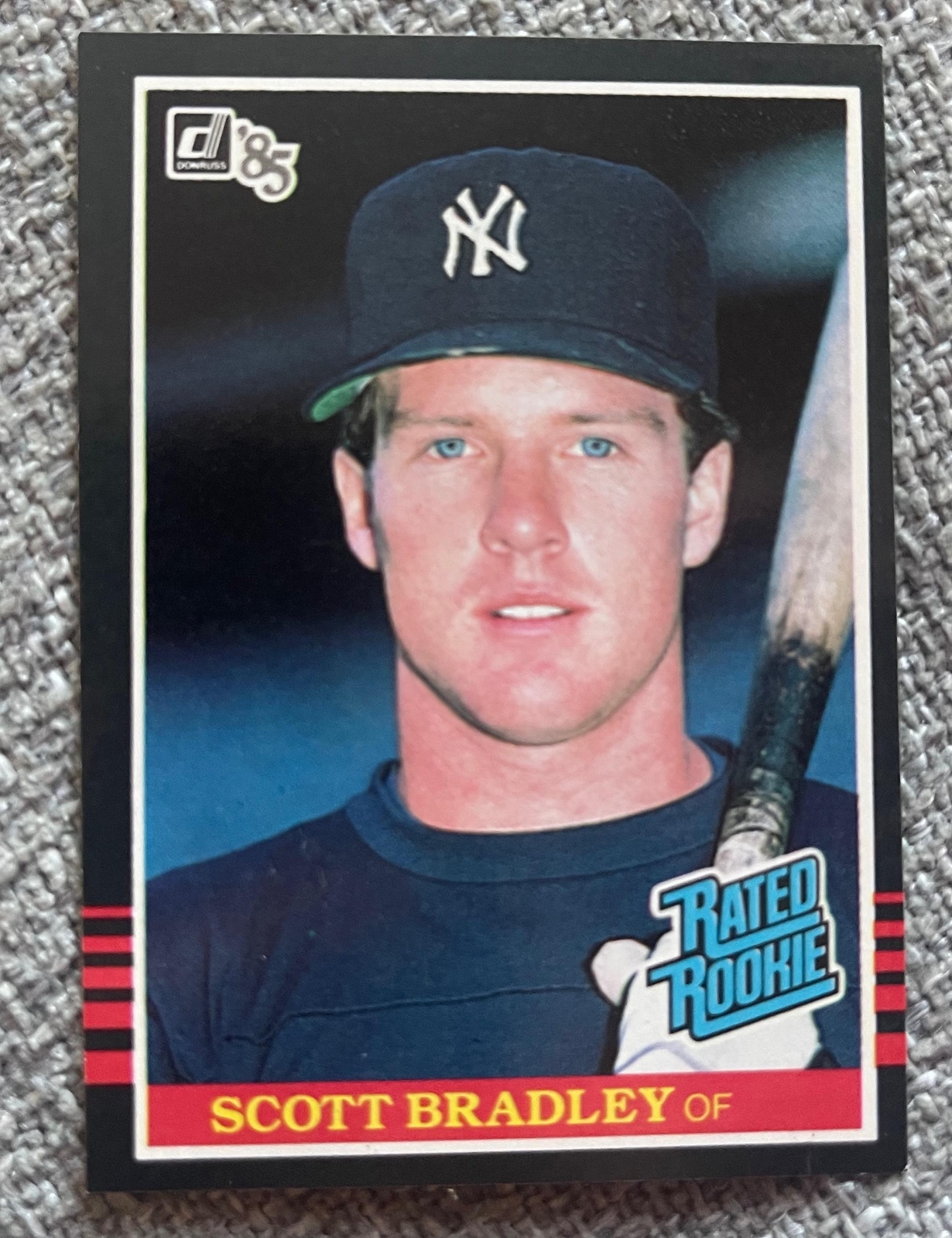 1985 Donruss 37 Scott Bradley New York Yankees RC Baseball Card eBay