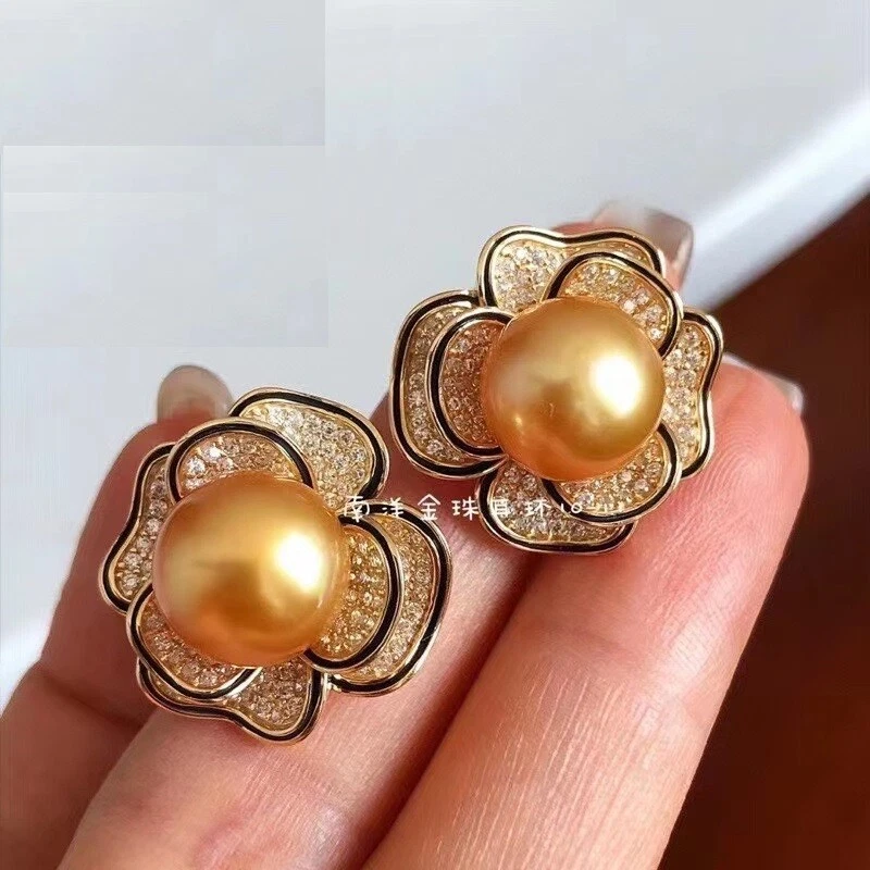 Natural pearl earrings sale