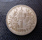 AUSTRIA / SILVER 1 CORONA / 1894