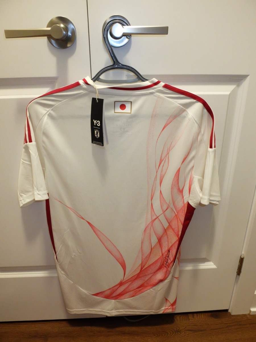 よーらん Small] Y-3 Japan JFA Jersey (White/Red) | eBay