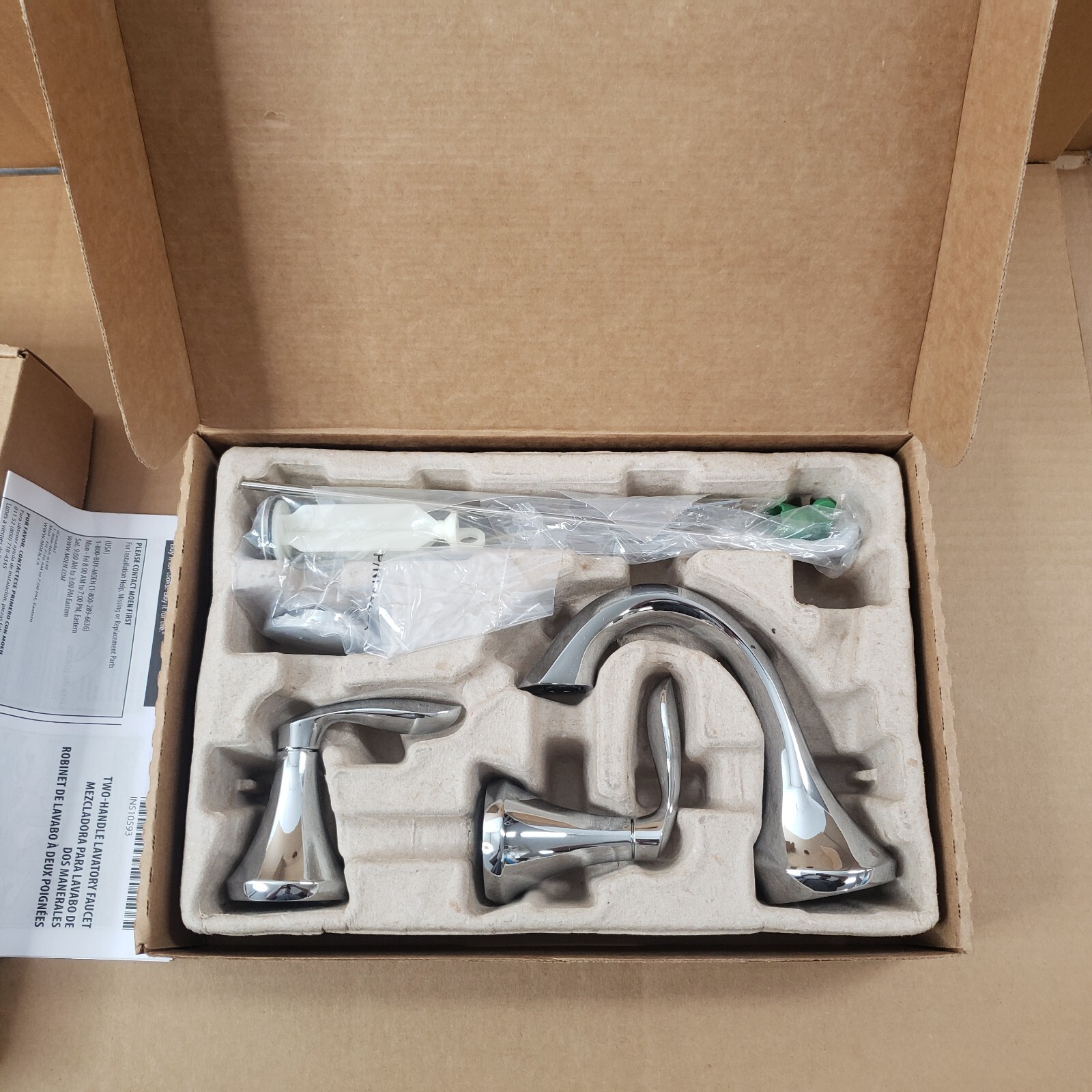 Moen Eva T6420 Widespread Bathroom Sink Faucet eBay