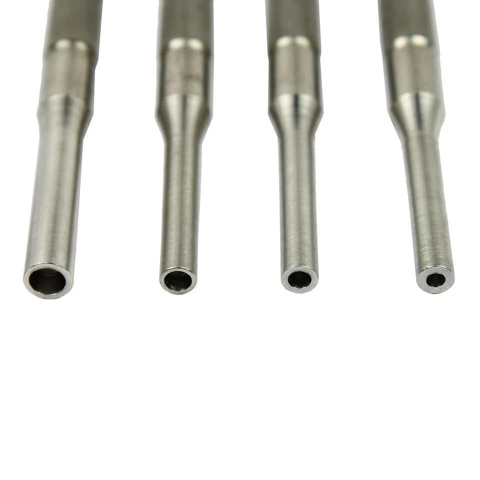 Juego de 4 piezas de pernos de rodillo de extremo hueco para herramientas de arranque de acero inoxidable 4,0 mm 5,3 mm Foto 3 de 4