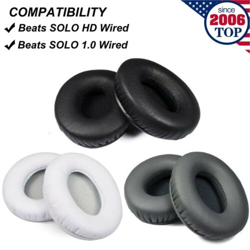 Replacement Ear Pads For Monster Beats By Dr Dre SOLO HD/Solo Wired Headphones - Afbeelding 1 van 5