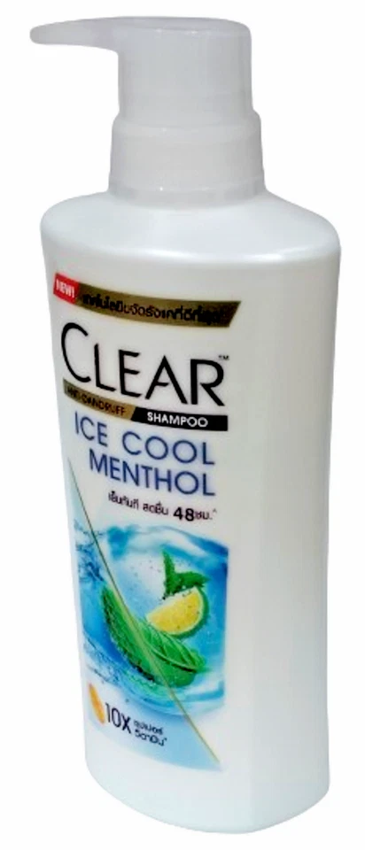 Champú anticaspa transparente Ice Cool Mentol 400 ml súper vitamina lima y mentol Foto 3 de 4