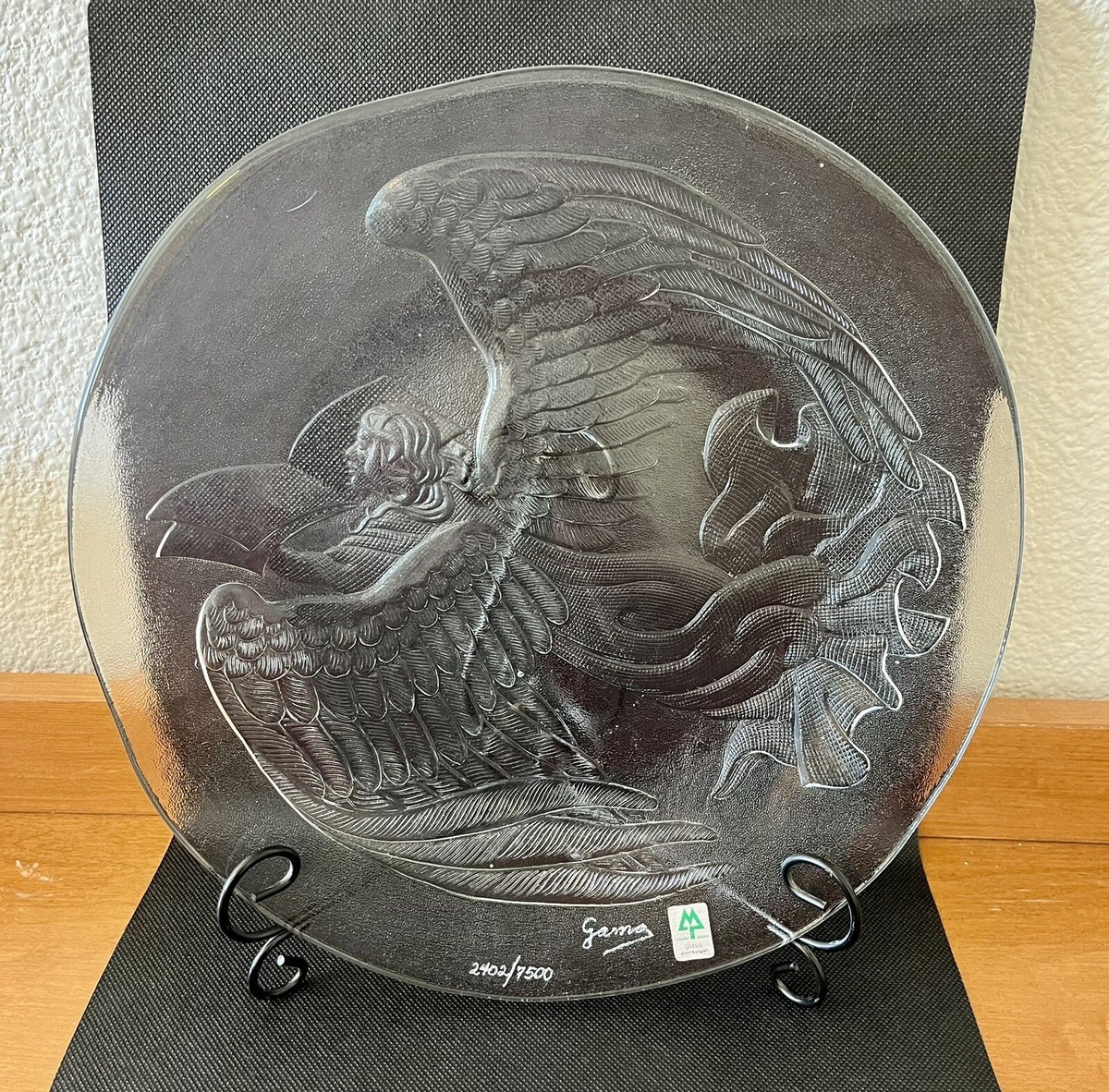 Jose Carvalho Gama Diniz Signed Numbered Portuguese Crystal Glass