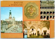 Postcard - Town Hall in Poznań, Poland