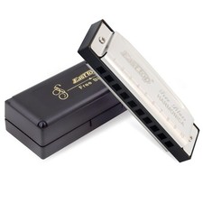 EASTTOP New Blues Harmonica Key of C 10Holes Harp Diatonic Mouth Organ Harmonica