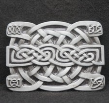 WE01102 FANTASTIC VINTAGE 1990s FASHION ARTWORK UNISEX SILVERTONE BELT BUCKLE