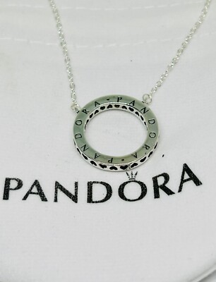 Pandora Pave Circle Collier Necklace 45 cm