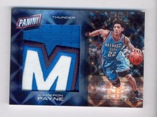 2016-2017 PANINI DAY CAMERON PAYNE PLAYER-WORN JUMBO 1/1 LETTER PATCH #23/25 