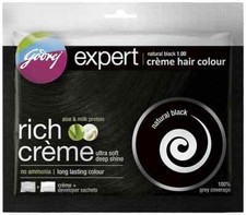 Colour Godrej Expert. Rich Cr me Natural Black 50g Pack of 5 Fast Shipping