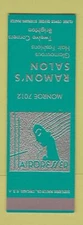 Matchbook Cover - Ramon's Salon Brighton Rochester? NY SAMPLE