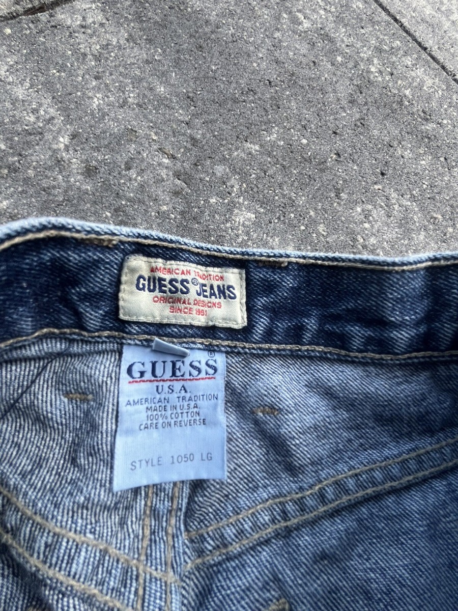 GUESS ヴィンテージ Style1050 濃紺 28 made in USA Vintage Guess Jeans Women's Made In USA Size 24 Style 1050